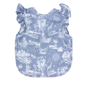 Mama Yay x House of Holly - Savanna Toile (Frost Blue) Flutter Bapron
