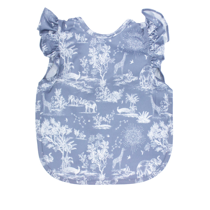 Mama Yay x House of Holly - Savanna Toile (Frost Blue) Flutter Bapron