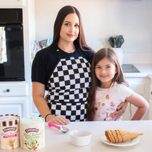 Load image into Gallery viewer, Pink Ice Cream Apron - fits sizes youth small through adult 2XL