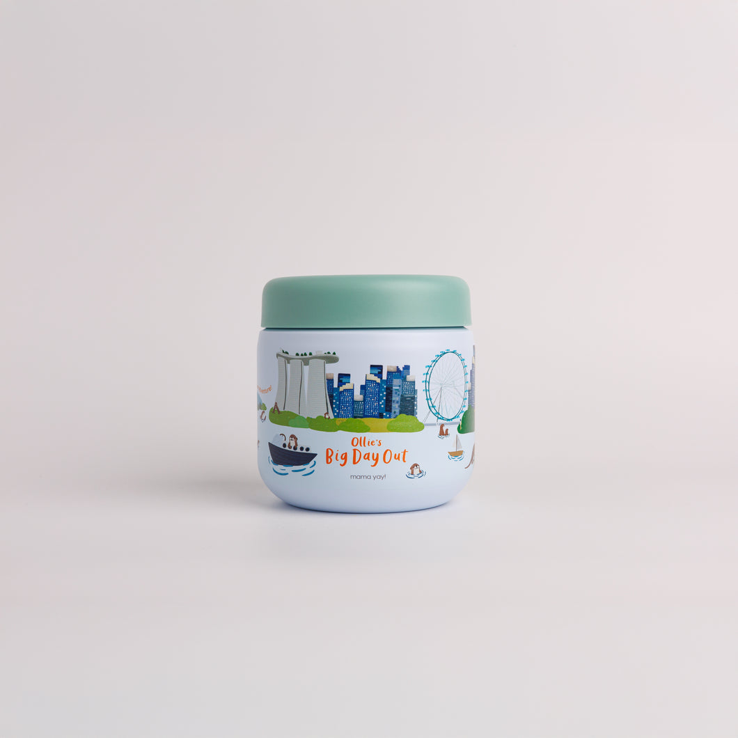 (Preorder) Ollie's Big Day Out - YAY Thermal Food Jar (350ml)