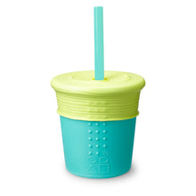 Load image into Gallery viewer, Stretchy Universal Silicone Lid Straw Cup 8oz Mama Yay! Straw Cup Default Title Bib Bapron BapronBaby BLW Baby Led Weaning Toddler Feeding