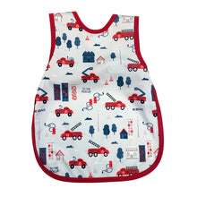 Load image into Gallery viewer, Be Brave - Firefighter Bapron Mama Yay! Bapron Toddler (6m - 3T),Preschool (3-5 yrs) Bib Bapron BapronBaby BLW Baby Led Weaning Toddler Feeding