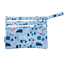 Load image into Gallery viewer, Be Brave - Police Patrol - Waterproof Wet Bag (For mealtime, on-the-go, and more!) Mama Yay! Wet Bags Default Title Bib Bapron BapronBaby BLW Baby Led Weaning Toddler Feeding