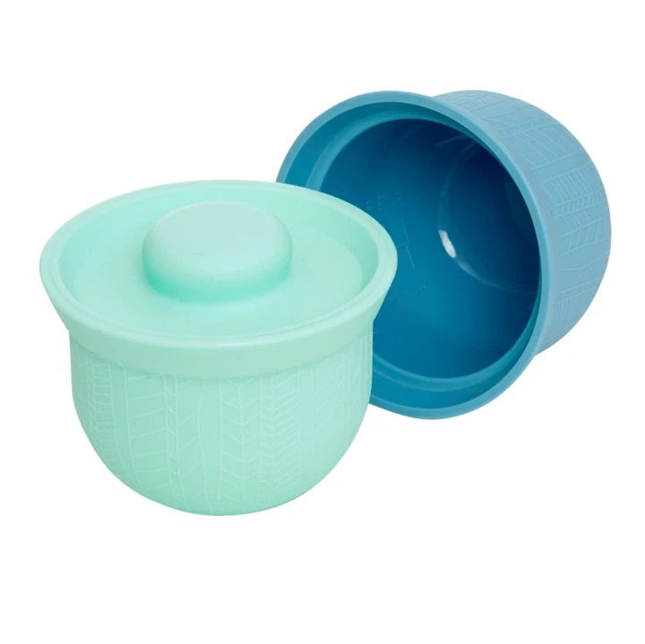 AdoraBowls Mama Yay! Bowl with Lid Mint & Teal,Peach & Pink,Blue & Grey Bib Bapron BapronBaby BLW Baby Led Weaning Toddler Feeding
