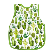 Load image into Gallery viewer, Desert Cactus Bapron Mama Yay! Bapron Toddler (6m - 3T),Preschool (3-5 Yrs) Bib Bapron BapronBaby BLW Baby Led Weaning Toddler Feeding