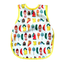 Load image into Gallery viewer, Food Parade Bapron - from the World of Eric Carle Mama Yay! Bapron Toddler (6m - 3T),Preschool (3-5 yrs) Bib Bapron BapronBaby BLW Baby Led Weaning Toddler Feeding