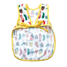Load image into Gallery viewer, Food Parade Bapron - from the World of Eric Carle Mama Yay! Bapron Toddler (6m - 3T),Preschool (3-5 yrs) Bib Bapron BapronBaby BLW Baby Led Weaning Toddler Feeding
