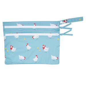 Little Chickies - Waterproof Wet Bag (For mealtime, on-the-go, and more!)