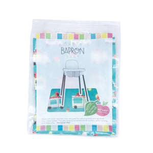 Ice Cream Truck Splash Mat - A Waterproof Catch-All for Highchair Spills and More!