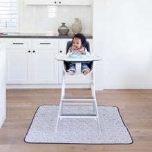 Load image into Gallery viewer, Organic Dot Splash Mat - A Waterproof Catch-All for Highchair Spills and More!