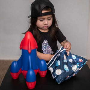 Outer Space - Waterproof Wet Bag (For mealtime, on-the-go, and more!)