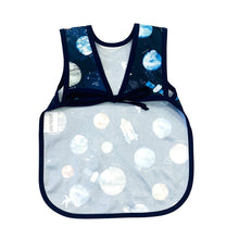 Load image into Gallery viewer, Outer Space Bapron Mama Yay! Bapron Toddler (6m - 3T),Preschool (3-5 yrs) Bib Bapron BapronBaby BLW Baby Led Weaning Toddler Feeding