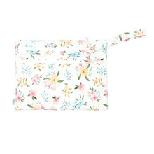 Load image into Gallery viewer, Pastel Floral - Waterproof Wet Bag (For mealtime, on-the-go, and more!)