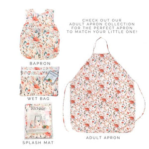 Peachy Dreams Apron - fits sizes youth small through adult 2XL