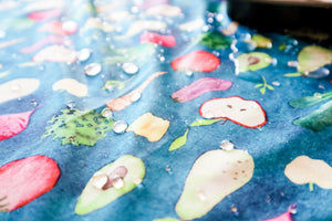 Organic Produce Splash Mat - A Waterproof Catch-All for Highchair Spills Mama Yay Splash Mats Default Title Bib Bapron BapronBaby BLW Baby Led Weaning Toddler Feeding