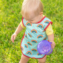 Load image into Gallery viewer, Rainbow Caterpillar Bapron - from the World of Eric Carle Mama Yay! Bapron Toddler (6m - 3T),Preschool (3-5 yrs) Bib Bapron BapronBaby BLW Baby Led Weaning Toddler Feeding