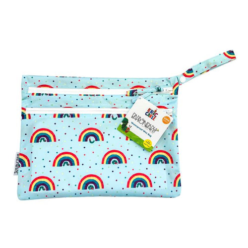 Rainbow Caterpillar - Waterproof Wet Bag (For mealtime, on-the-go, and more!) Mama Yay! Wet Bags Default Title Bib Bapron BapronBaby BLW Baby Led Weaning Toddler Feeding