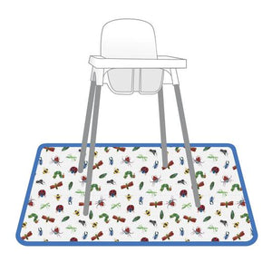 Bug Life Splash Mat - from the World Of Eric Carle - A Waterproof Catch-All for Highchair Spills Mama Yay Splash Mats Default Title Bib Bapron BapronBaby BLW Baby Led Weaning Toddler Feeding