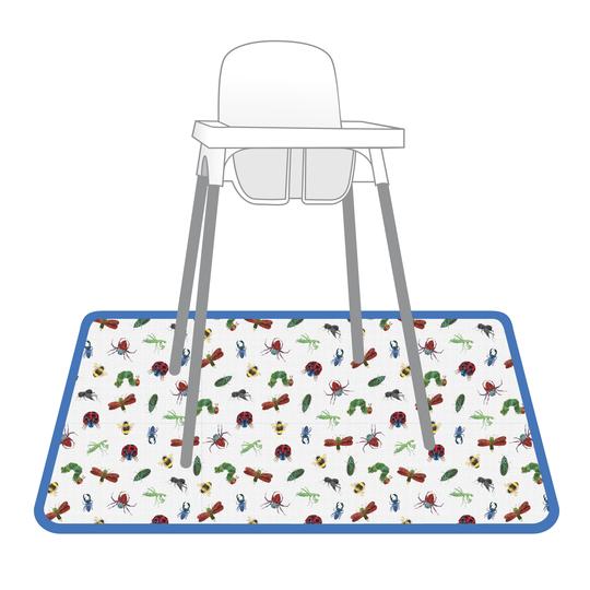 Bug Life Splash Mat - from the World Of Eric Carle - A Waterproof Catch-All for Highchair Spills Mama Yay Splash Mats Default Title Bib Bapron BapronBaby BLW Baby Led Weaning Toddler Feeding