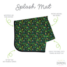 Load image into Gallery viewer, Dino Days Splash Mat - A Waterproof Catch-All for Highchair Spills