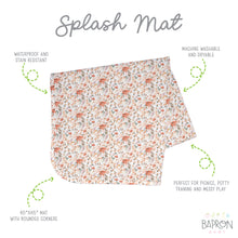 Load image into Gallery viewer, Peachy Dreams Splash Mat - A Waterproof Catch-All for Highchair Spills