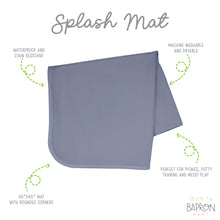Load image into Gallery viewer, Slate Splash Mat - A Waterproof Catch-All for Highchair Spills