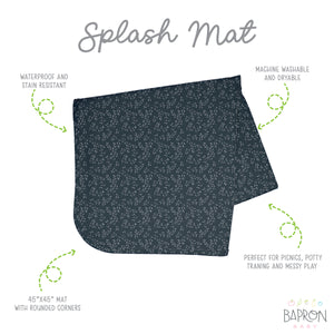 Willow Splash Mat - A Waterproof Catch-All for Highchair Spills and More!