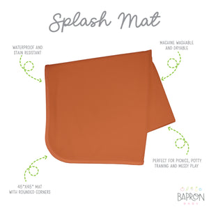 Copper Splash Mat - A Waterproof Catch-All for Highchair Spills