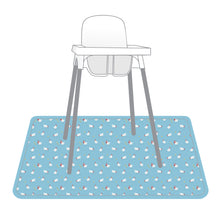 Load image into Gallery viewer, Little Chickies Splash Mat - A Waterproof Catch-All for Highchair Spills and More!