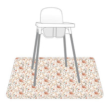 Load image into Gallery viewer, Peachy Dreams Splash Mat - A Waterproof Catch-All for Highchair Spills