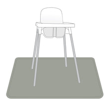 Load image into Gallery viewer, Sage Splash Mat - A Waterproof Catch-All for Highchair Spills