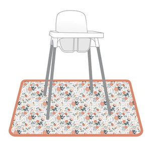 Vintage Rose Splash Mat - from the World Of Eric Carle - A Waterproof Catch-All for Highchair Spills