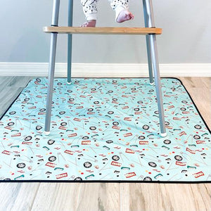 Sushi Splash Mat - A Waterproof Catch-All for Highchair Spills and More!