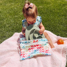 Load image into Gallery viewer, Sweethearts - Waterproof Wet Bag (For mealtime, on-the-go, and more!)