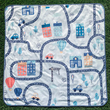 Load image into Gallery viewer, Tiny Town Splash Mat - A Waterproof Catch-All for Highchair Spills and More! Mama Yay Splash Mats Default Title Bib Bapron BapronBaby BLW Baby Led Weaning Toddler Feeding