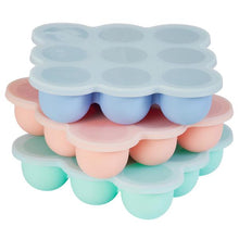 Load image into Gallery viewer, Freezer Pods Mama Yay! Freezer Pods Mint,Peach,Baby Blue Bib Bapron BapronBaby BLW Baby Led Weaning Toddler Feeding