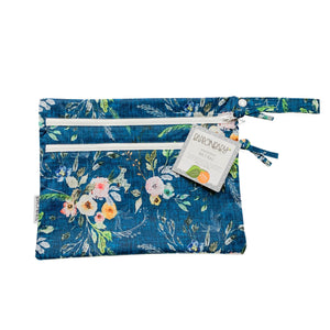 Boho Floral - Waterproof Wet Bag (For mealtime, on-the-go, and more!) Mama Yay! Wet Bags Default Title Bib Bapron BapronBaby BLW Baby Led Weaning Toddler Feeding