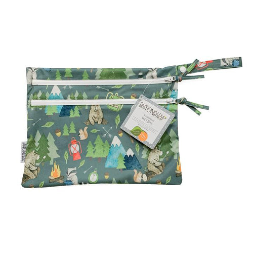 Camping Bears - Waterproof Wet Bag (For mealtime, on-the-go, and more!) Mama Yay! Wet Bags Default Title Bib Bapron BapronBaby BLW Baby Led Weaning Toddler Feeding