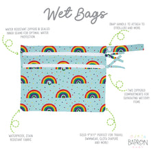 Load image into Gallery viewer, Rainbow Caterpillar - Waterproof Wet Bag (For mealtime, on-the-go, and more!)
