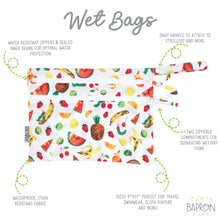 Load image into Gallery viewer, Tropical Fruit - Waterproof Wet Bag (For mealtime, on-the-go, and more!) - from the World Of Eric Carle