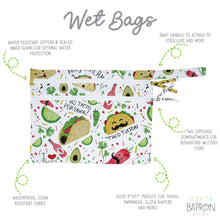Load image into Gallery viewer, Taco Party - Waterproof Wet Bag (For mealtime, on-the-go, and more!)